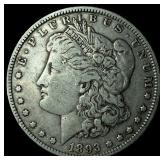 1893 Silver Morgan Dollar NEARLY UNCIRCULATED