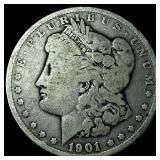 1901 Morgan Silver Dollar LIGHTLY CIRCULATED