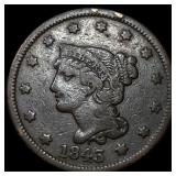 1843 Braided Hair Large Cent LIGHTLY CIRCULATED