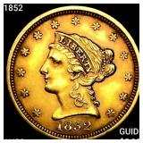 1852 $2.50 Gold Quarter Eagle CHOICE AU