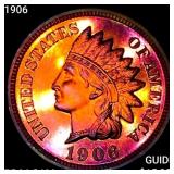 1906 Indian Head Cent CHOICE PROOF CAM