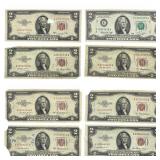[8] 1953-1976 Mixed U.S. $2 Note
