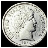 1911-D Silver Barber Dime UNCIRCULATED