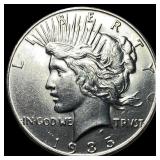 1935 Silver Peace Dollar CHOICE BU