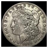 1891-O Silver Morgan Dollar NEARLY UNCIRCULATED