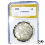 1900 Morgan Silver Dollar PGA MS64