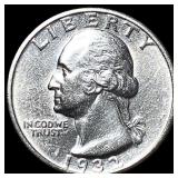 1932-S Silver Washington Quarter UNCIRCULATED