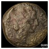 Hispania Carteia Roman Repub. Peried Bronze Semis