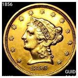 1856 $2.50 Gold Quarter Eagle CHOICE AU