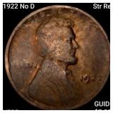 1922 No D Str Rev Wheat Cent ABOUT UNCIRCULATED