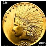 1926 $10 Gold Eagle GEM BU
