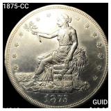 1875-CC Silver Trade Dollar UNCIRCULATED