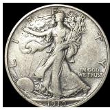 1919-D Silver Walking Liberty Half Dollar CLOSELY