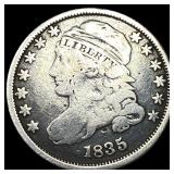 1835 Capped Bust Dime NICELY CIRCULATED