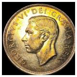 1949 Canada Silver Dollar CHOICE AU