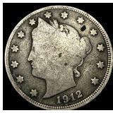 1912 Liberty Head Nickel LIGHTLY CIRCULATED