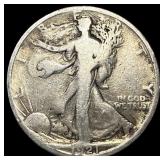 1921-S Silver Walking Liberty Half Dollar  LIGHTL