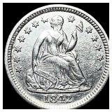 1842-O Silver Seated Liberty Half Dime  UNCIRCULA