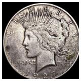 1927-D Silver Peace Dollar NEARLY  UNCIRCULATED