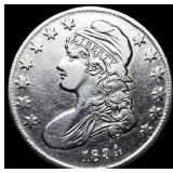 1834 Silver Capped Bust Half Dollar NEARLY  UNCIR