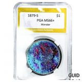 1879-S Morgan Silver Dollar PGA MS66+ Monster