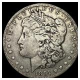 1891-O Silver Morgan Dollar NEARLY UNCIRCULATED