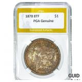 1878 8TF Morgan Silver Dollar PGA G