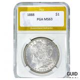 1888 Morgan Silver Dollar PGA MS63