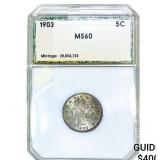 1903 Liberty Victory Nickel PCI MS60