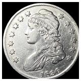 1836 Capped Bust Half Dollar CLOSELY  UNCIRCULATE