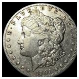 1896-O Silver Morgan Dollar ABOUT UNCIRCULATED