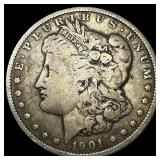 1901 Morgan Silver Dollar LIGHTLY CIRCULATED