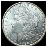 1886 Silver Morgan Dollar CHOICE BU
