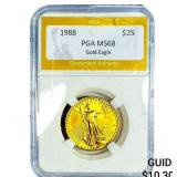 1988 1/2oz $25 Gold Eagle PGA MS68