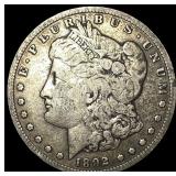 1892-S Morgan Silver Dollar LIGHTLY CIRCULATED