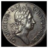 1723 Ireland Hibernia Halfpenny CLOSELY UNCIRCULAT