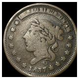 1837 Hard Times Token George A. Jarvis NY. LIGHTLY