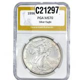 1996 Silver Eagle PGA MS70