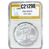 1996 Silver Eagle PGA MS70