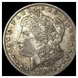 1896-O Silver Morgan Dollar ABOUT UNCIRCULATED