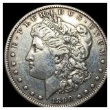 1890-S Silver Morgan Dollar NEARLY UNCIRCULATED