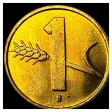 1955-B Switzerland Bronze 1 Rappen