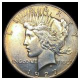 1927 Peace Silver Dollar CLOSELY UNCIRCULATED