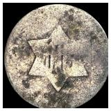 1851 Silver Three-Cent Piece NICELY  CIRCULATED