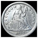 1857 Seated Liberty Dime CLOSELY UNCIRCULATED
