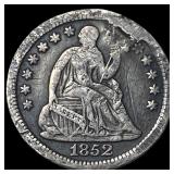 1852-O Silver Seated Liberty Half Dime NICELY  CI