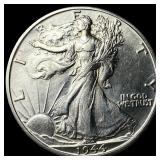 1944-D Silver Walking Liberty Half Dollar UNCIRCUL