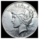 1924-S Silver Peace Dollar UNCIRCULATED