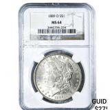 1889-O Morgan Silver Dollar NGC MS64