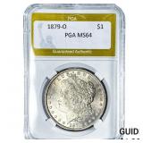 1879-O Morgan Silver Dollar PGA MS64